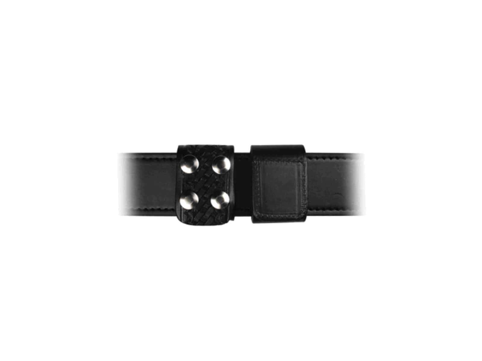 Boston Leather 1 3/4 Double Wide Belt Keeper Black - 5496-5