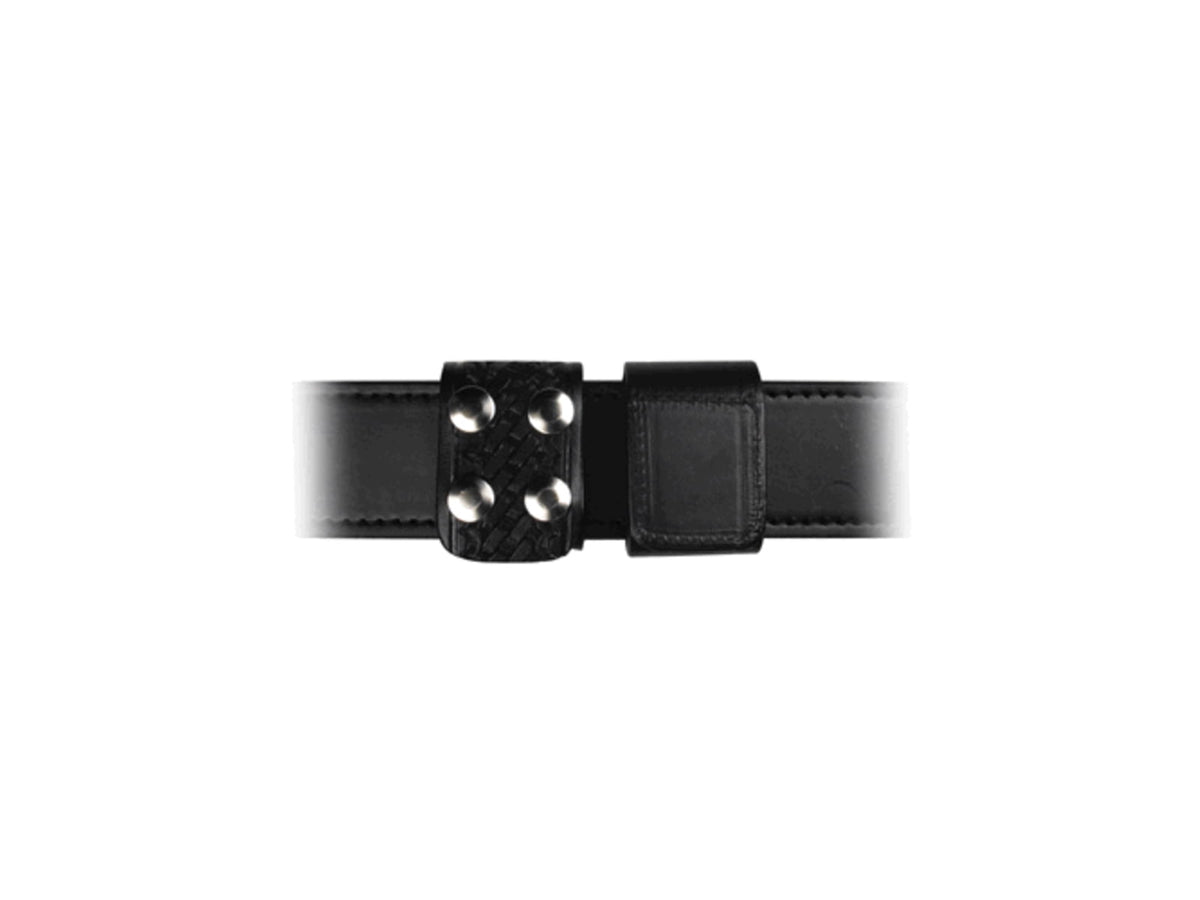 Boston Leather 1 3/4 Double Wide Belt Keeper Black - 5496-5