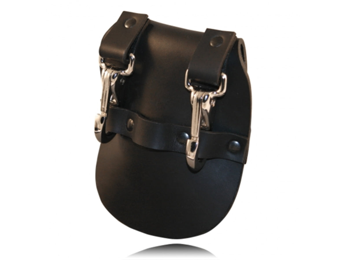 Boston Leather Jailers Double Key Holder Black - 5441-1