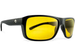 BREAKLINE OPTICS Mammoth Sunglasses Matte Black / Yellow