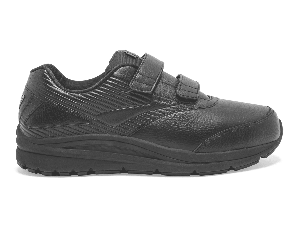 Brooks Addiction Walker V-Strap 2 - Men's Black/Black Extra Wide