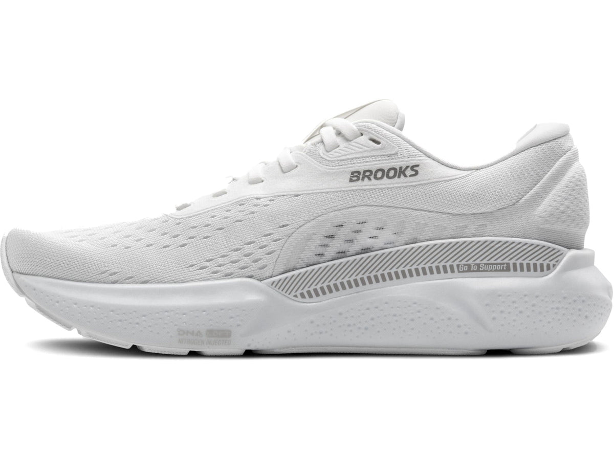 USED Brooks Adrenaline GTS 24 Running Shoes - Women's White/Oyster/Alloy 9 US 1204261B148.090