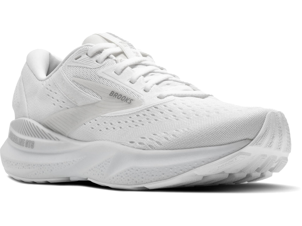 USED Brooks Adrenaline GTS 24 Running Shoes - Women's White/Oyster/Alloy 9 US 1204261B148.090