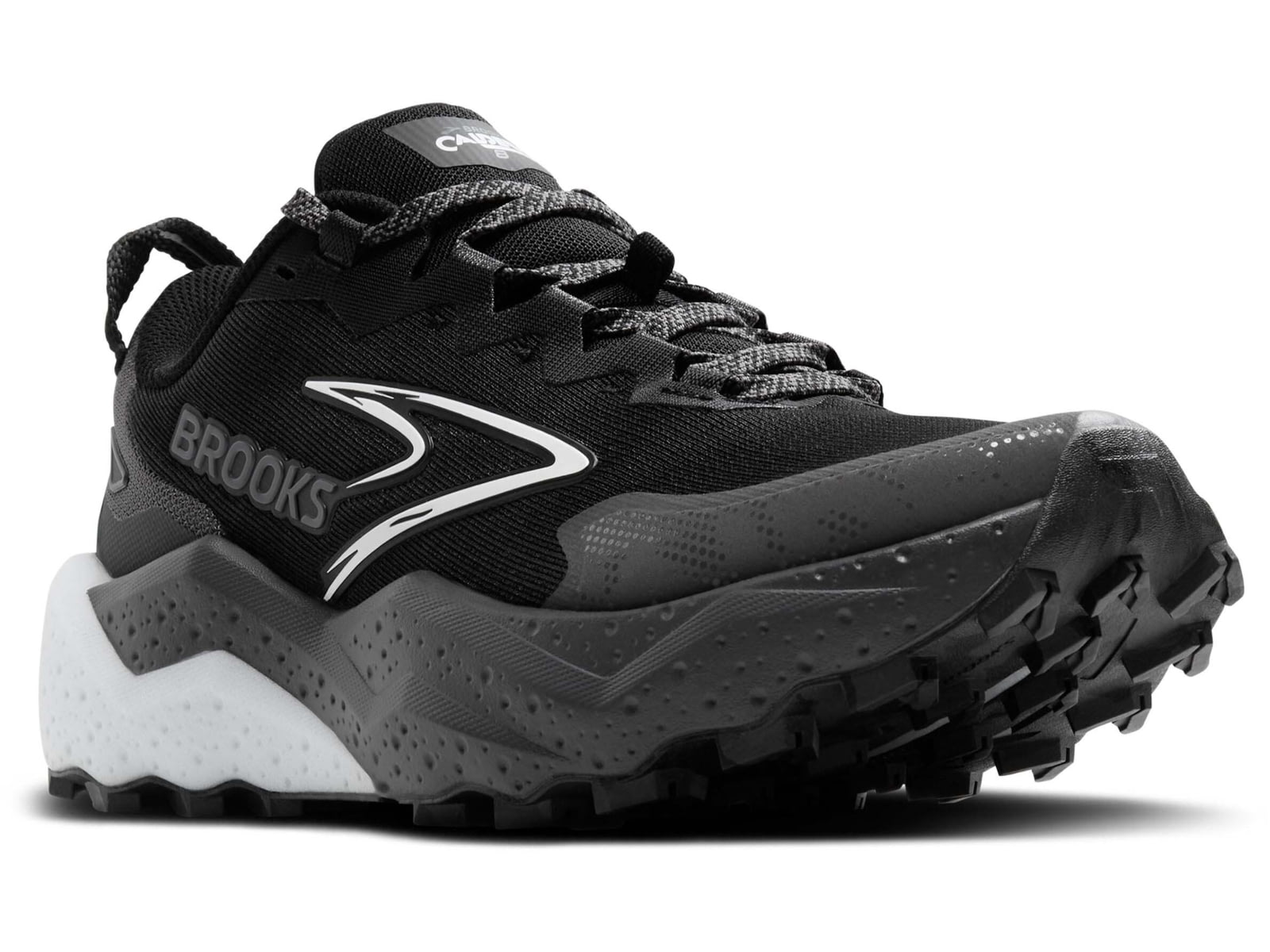 Brooks Caldera 8 Trailrunning Shoes - Men's Black/Blackened Pearl/White