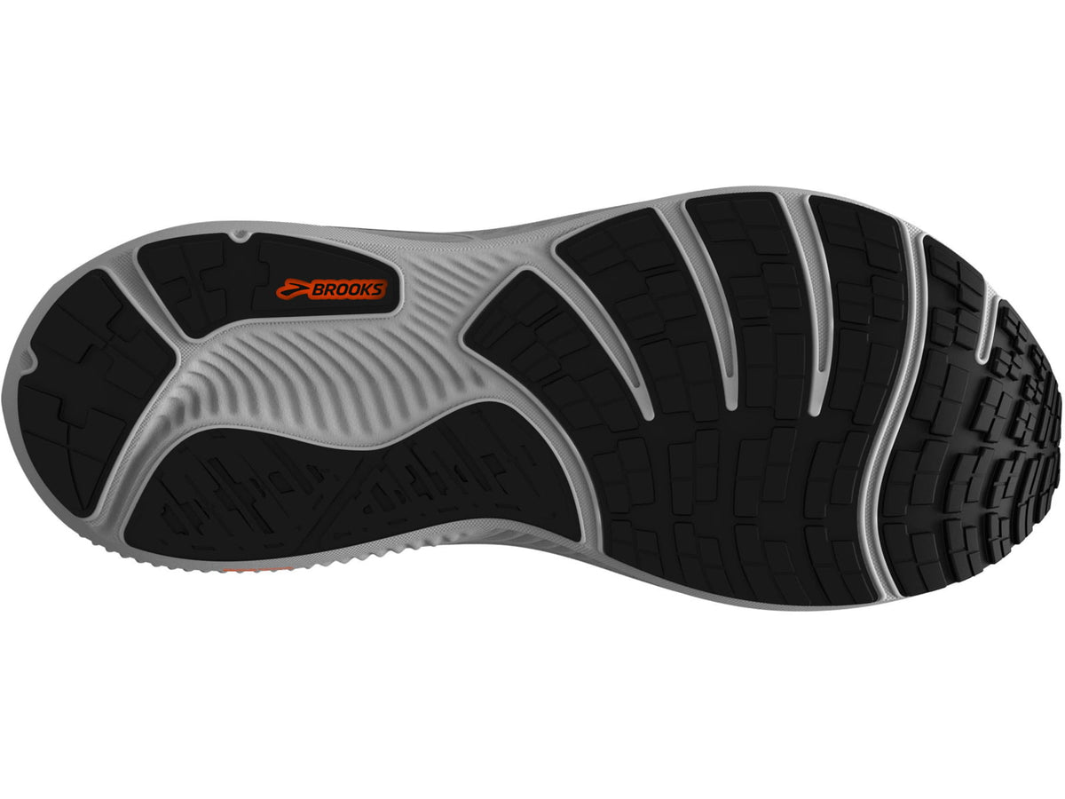 Brooks Ghost 17 GTX Road Running Shoes - Men's Smoke/Primer Grey/Orange 8 1D