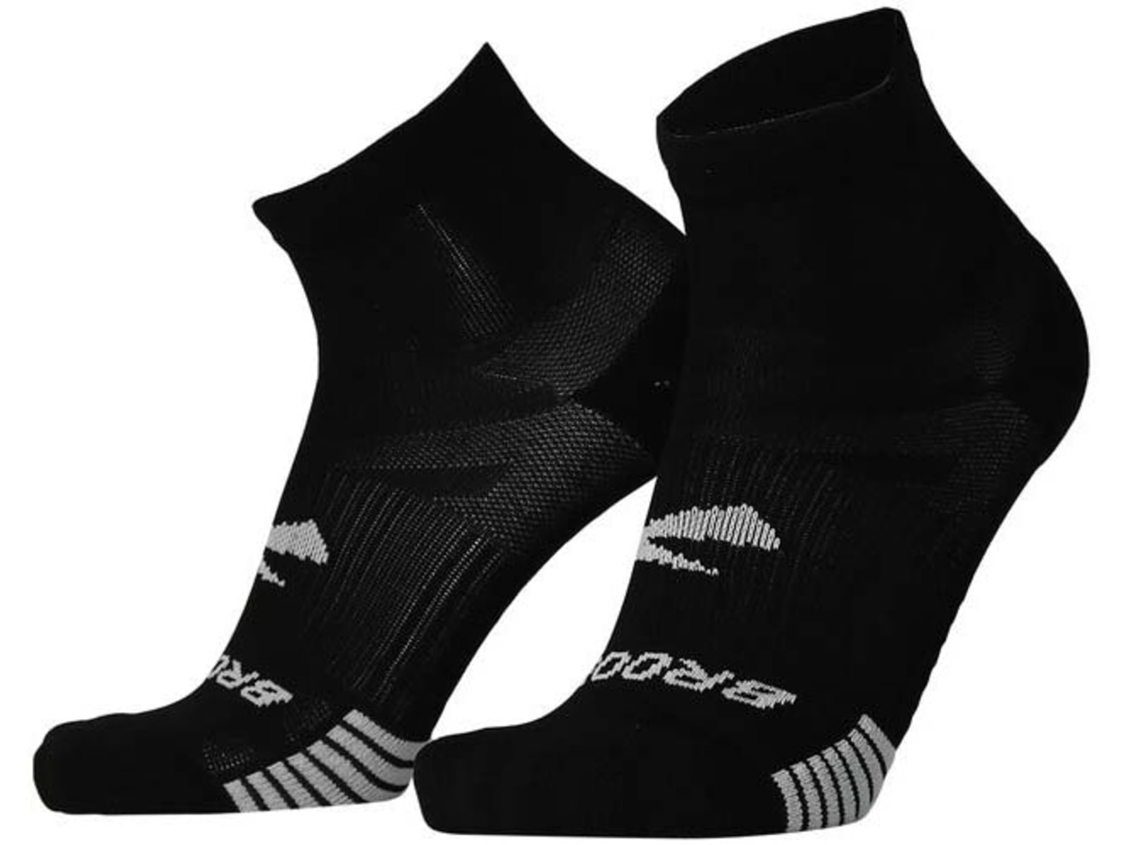 Brooks Ghost Lite Quarter 2-Pack Sock Black L