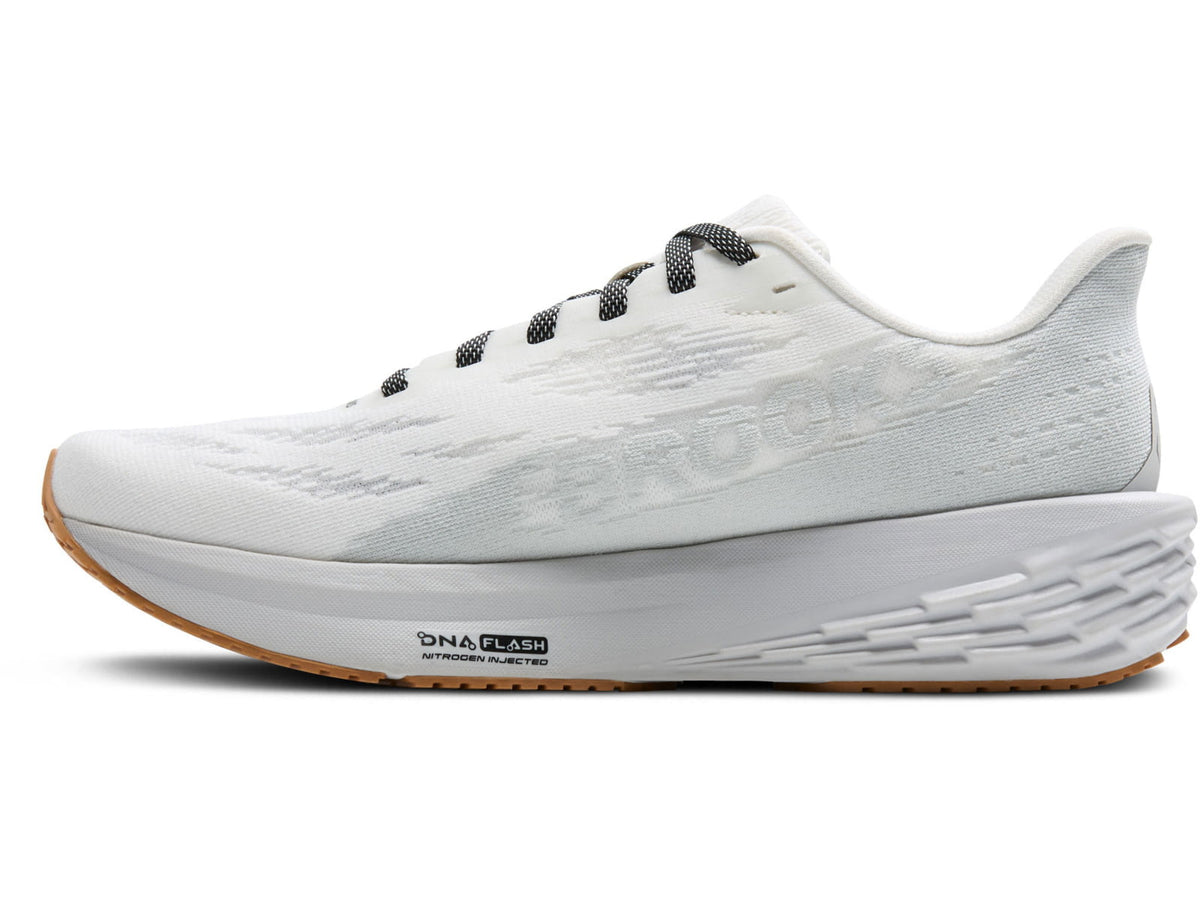 Brooks Launch 11 Road Running Shoes - Women's White/Grey/Black