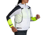 Brooks Run Visible Convertible Jacket - Women's White/Asphalt/Nightlife XS