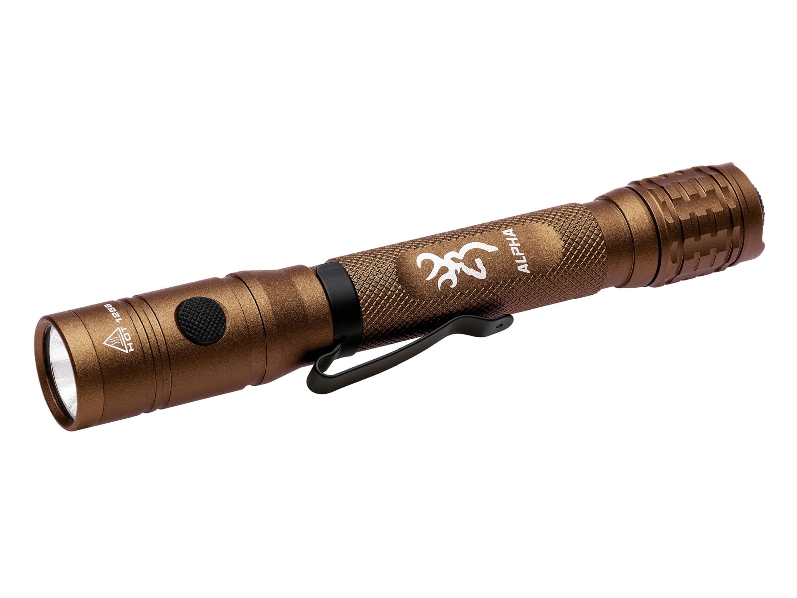 Browning Alpha LED Flashlight 2AA White 550 Lumen Burnt Bronze 3711256