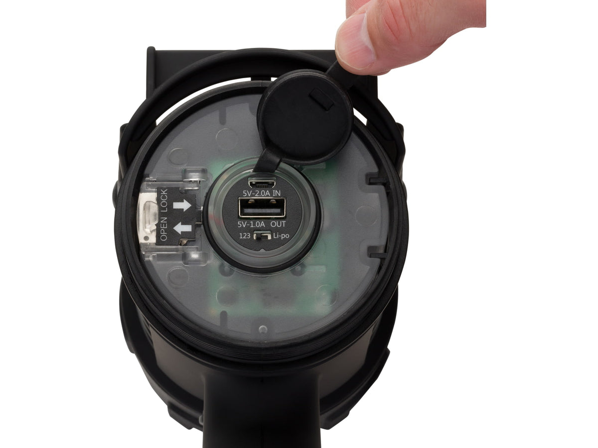 Browning BG High Noon Pro Spotlight Rechargeable 100-1400 Lumens Black FL-3717775