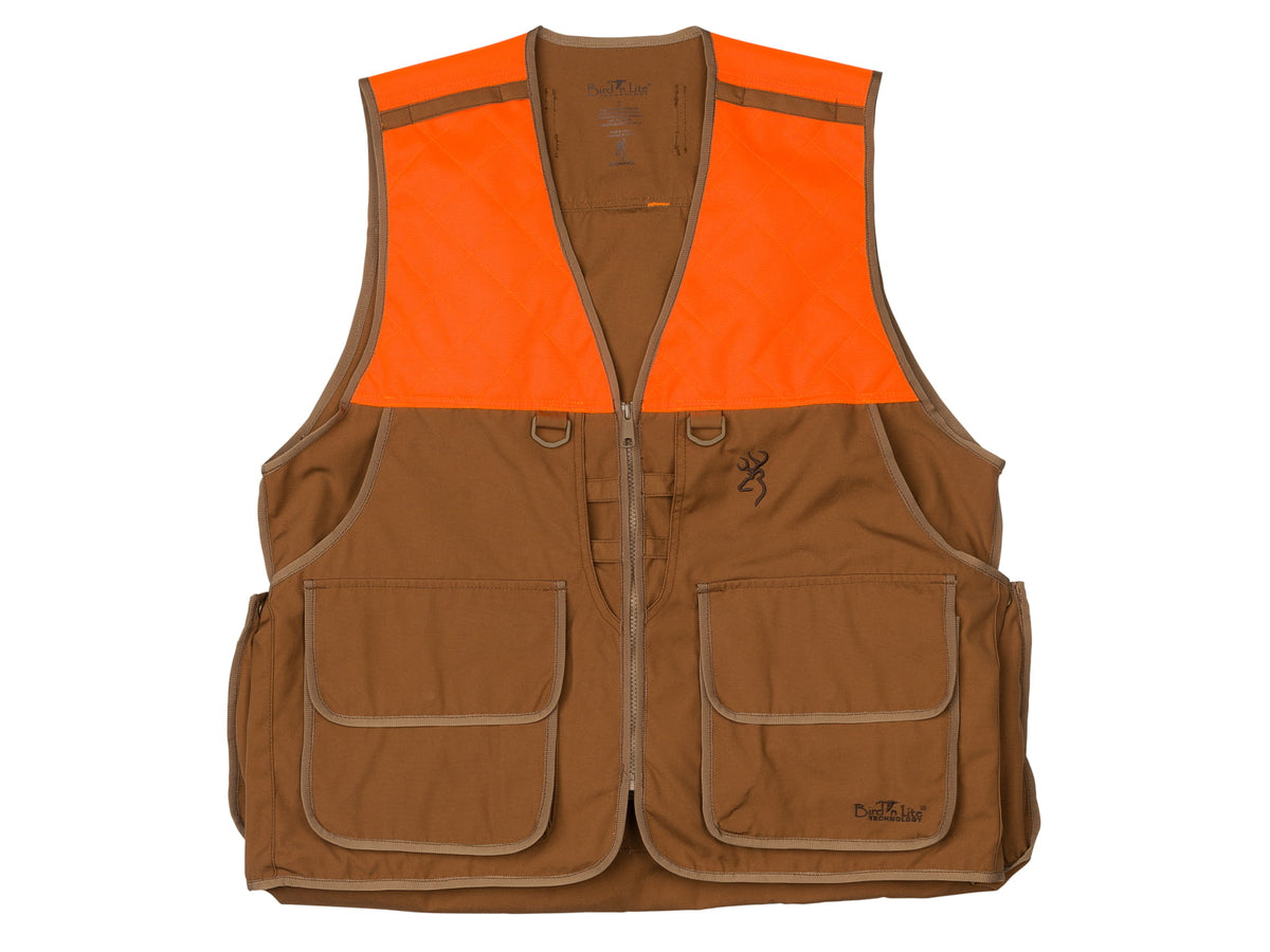 Browning Bird N' Lite 2.0w/o Embroidery Vest Tan/Blaze 3XL