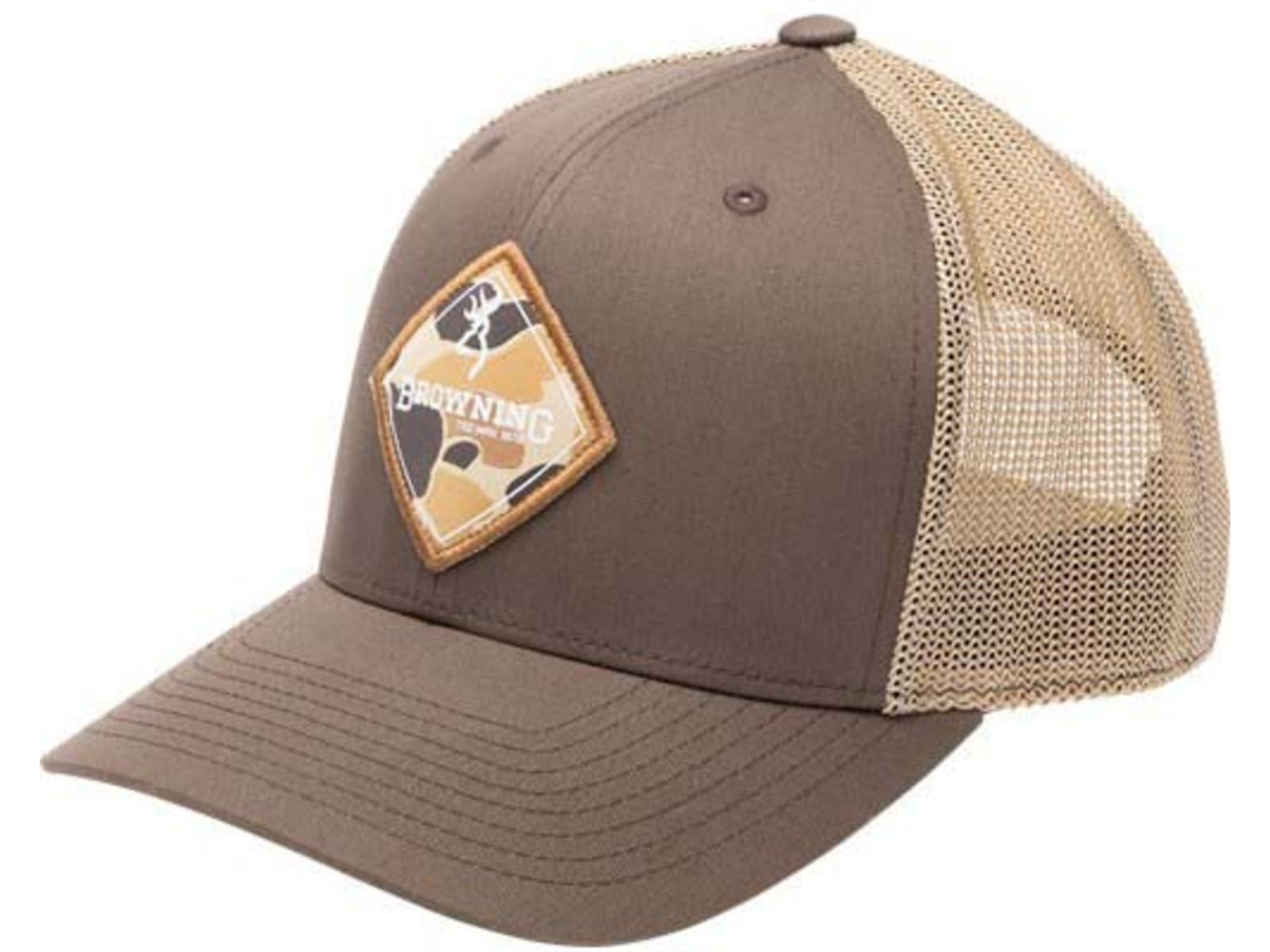 Browning Lure Snapback Cap Vintage Tan One Size 30863421