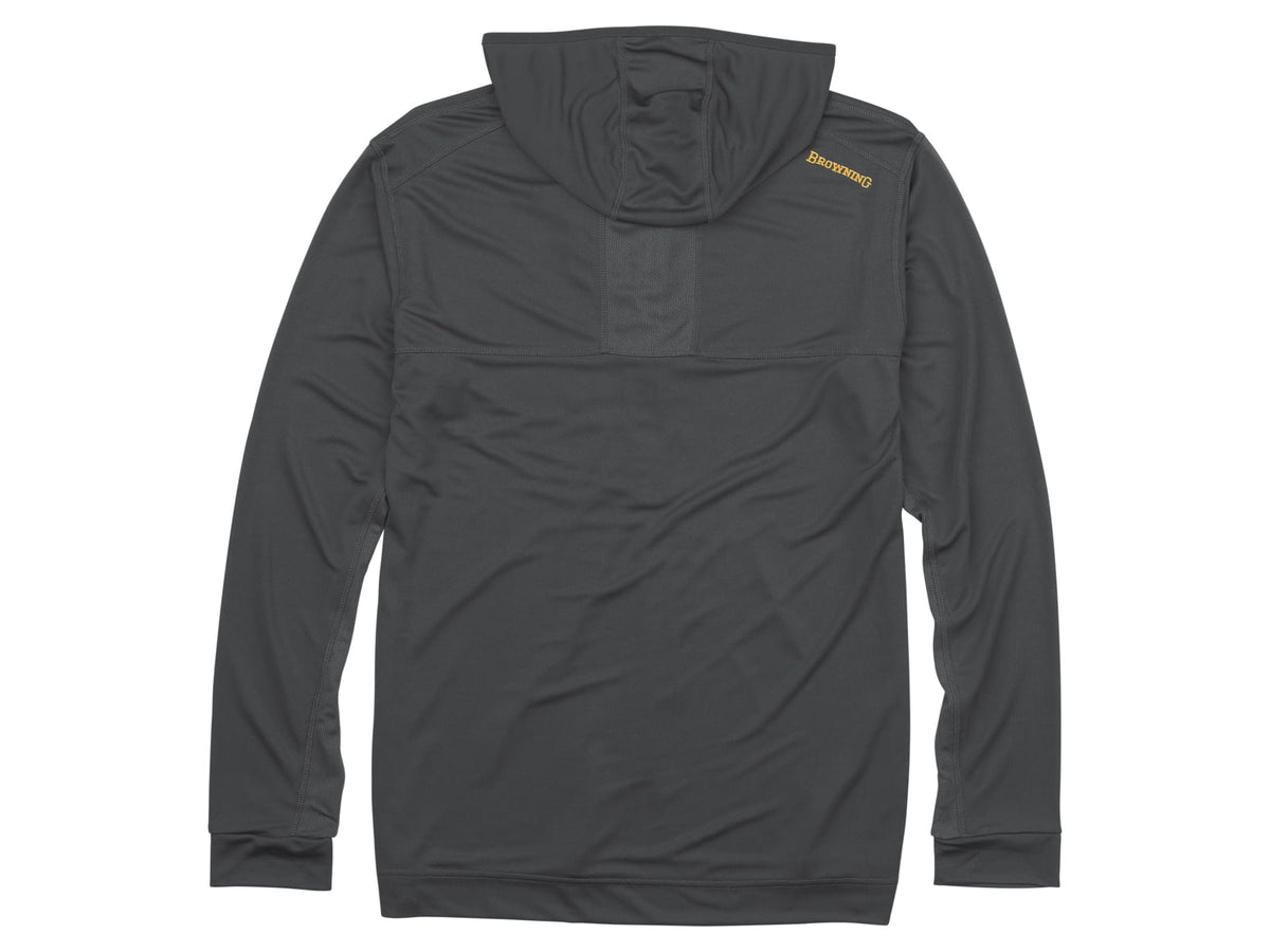 Browning Early Season Hooded Shirt - Mens Carbon Gray