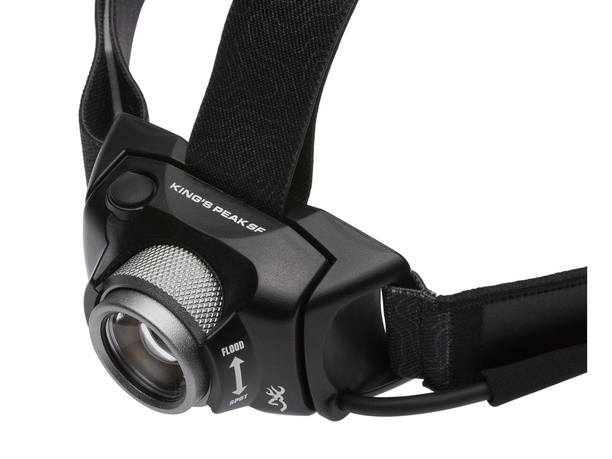 Browning King's Peak SF USB Rechargeable 730 lumens Headlamp Black 3713060