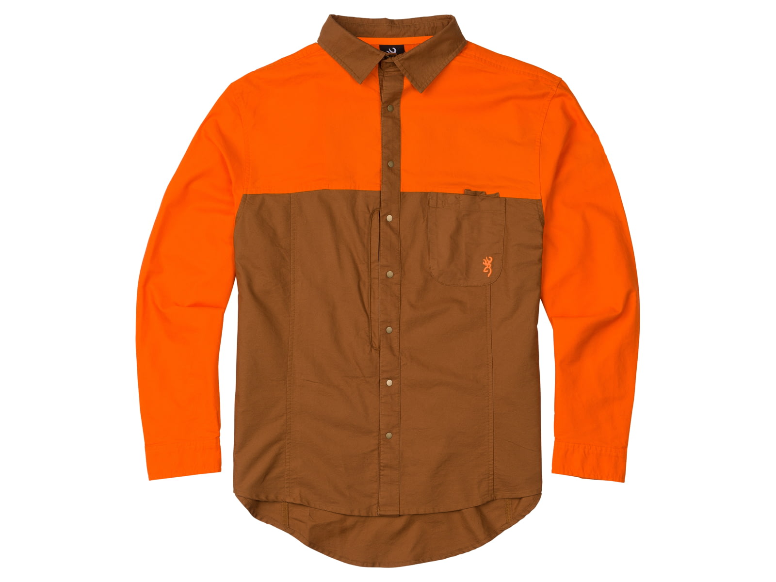 Browning Midweight Shirt w/o Embroidery - Men's Blaze Small