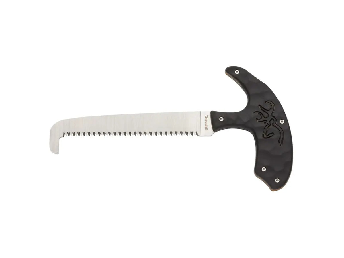 Browning Primal Bone Saw 5.25in 8Cr13MoV Polymer/Rubber Handle Black