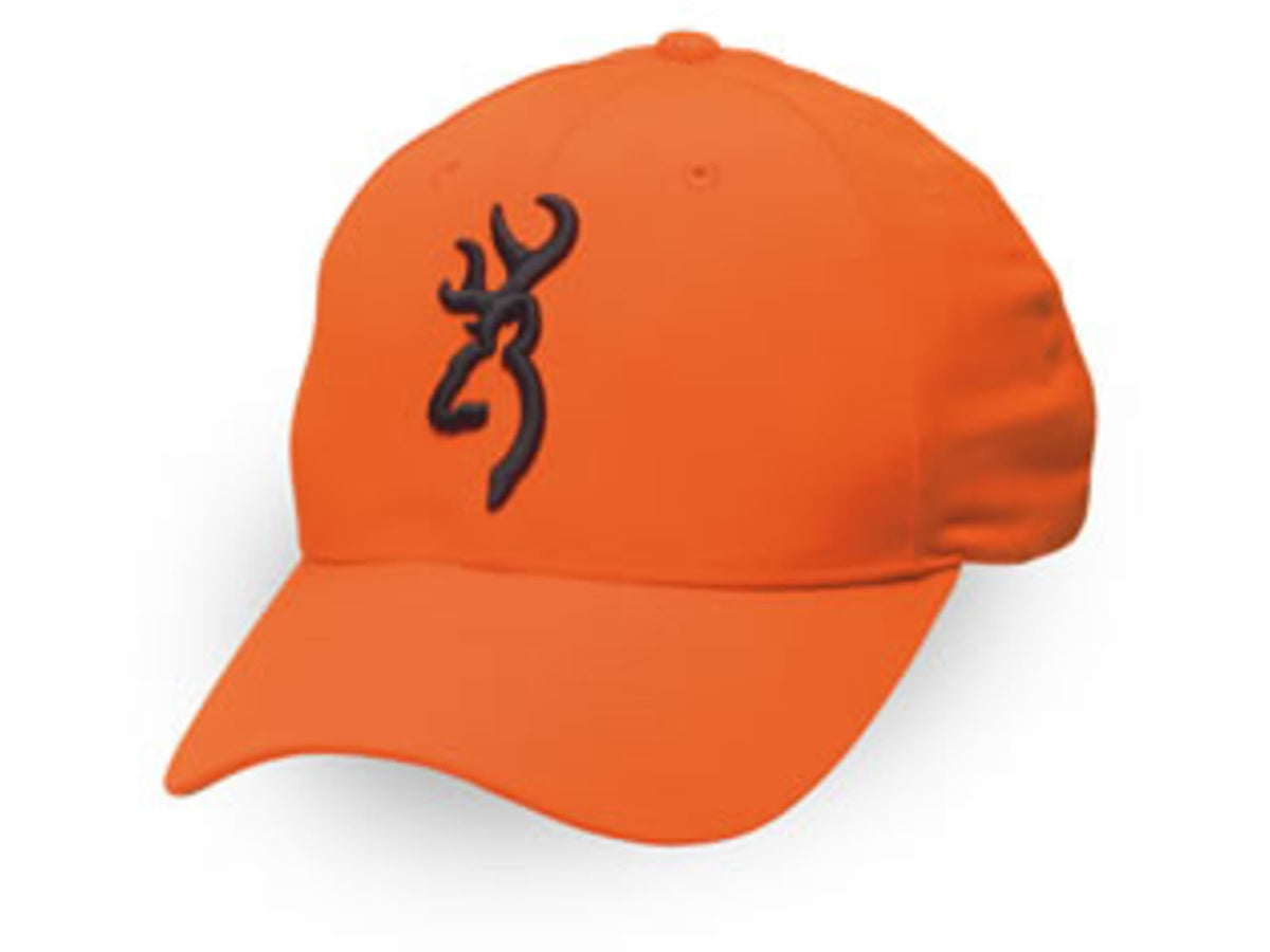 Browning Safety Cap with 3-D Buckmark Blaze Adult cap adjustable fit 30840501