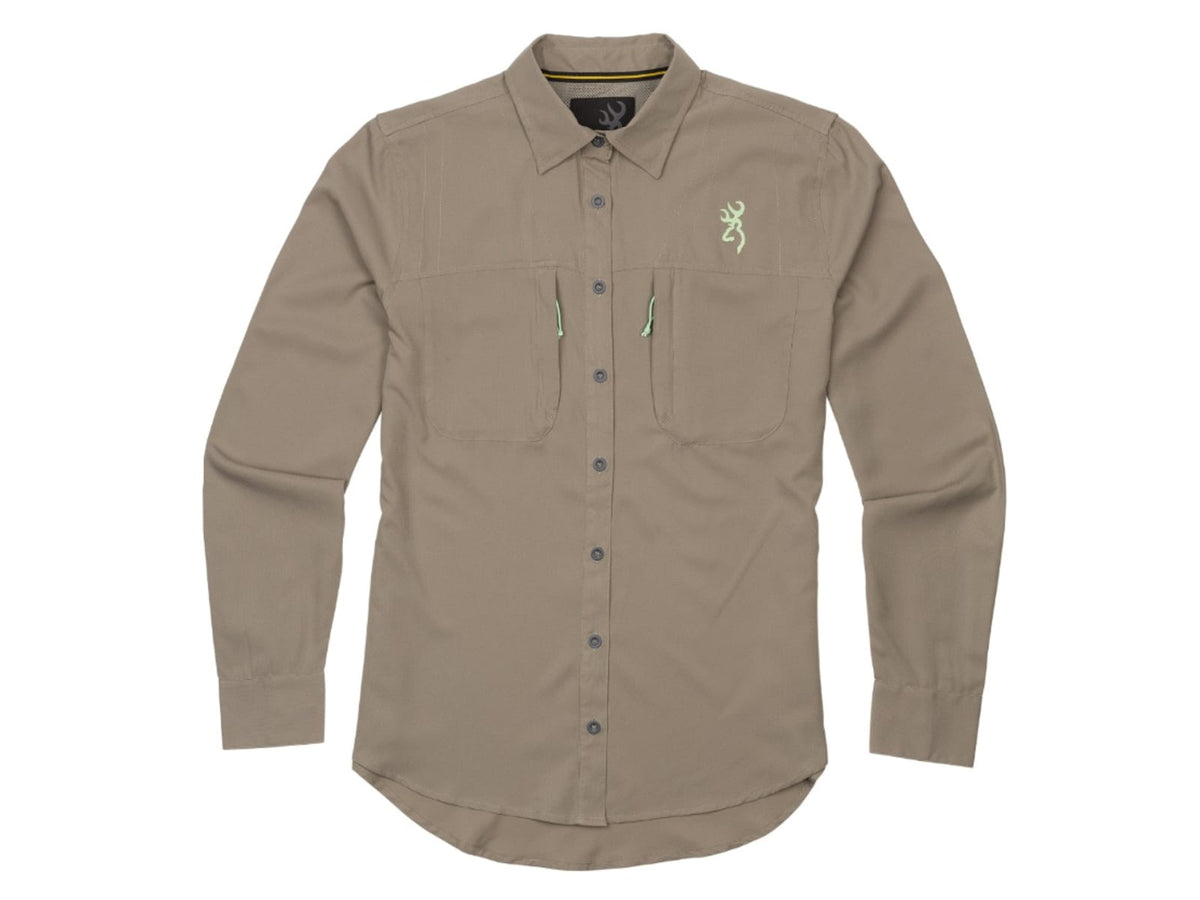 Browning Shirt Elizabeth - Womens Brackish/Neomint