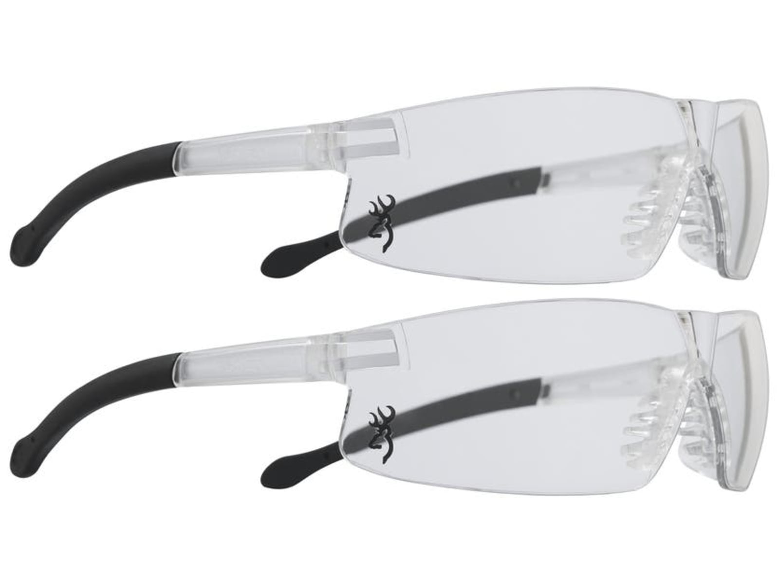 Browning Shooters Flex Shooting Glasses Clear Polycarbonate Lens Pack of 2