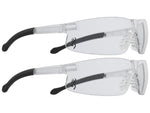 Browning Shooters Flex Shooting Glasses Clear Polycarbonate Lens Pack of 2