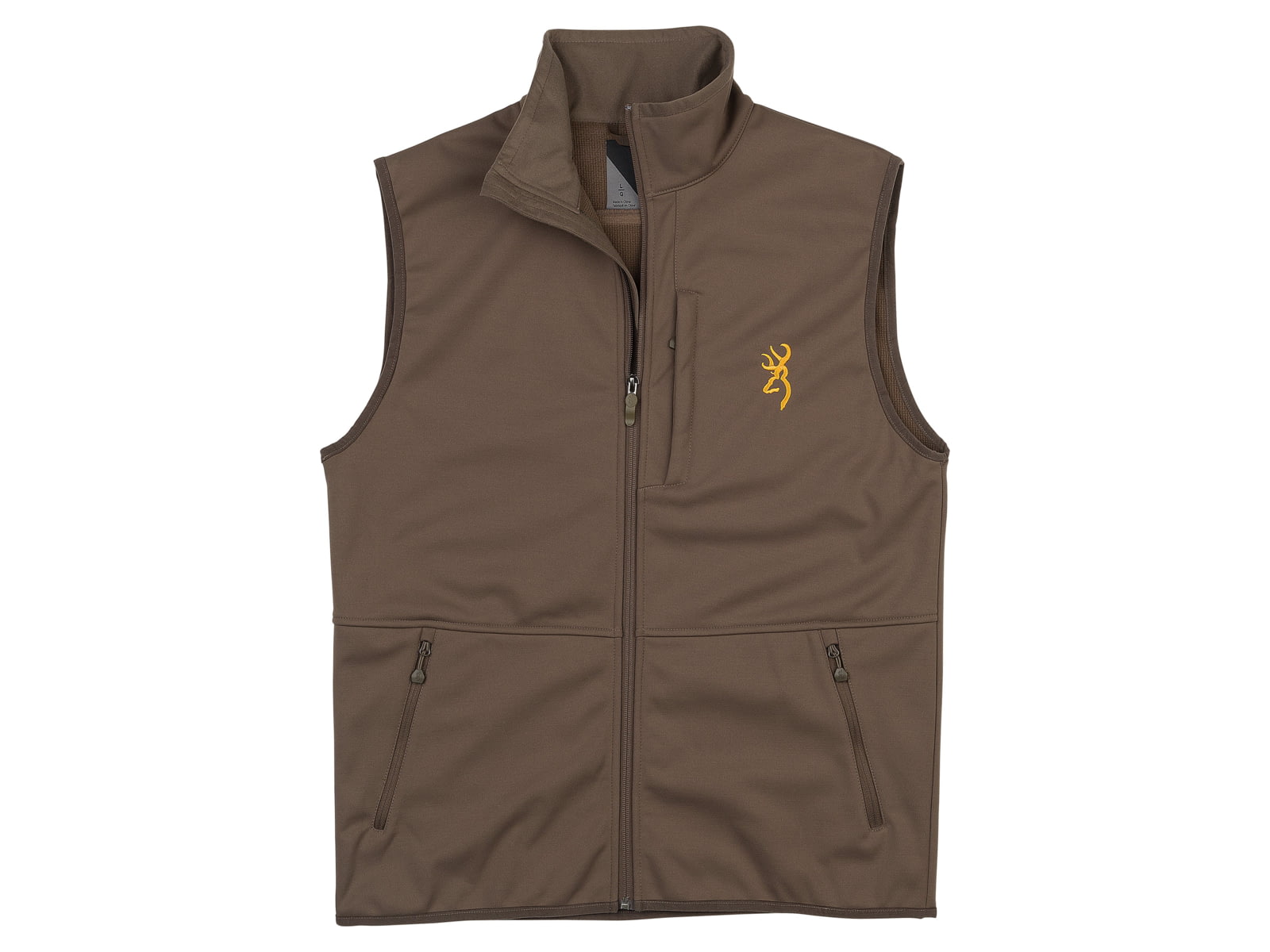 Browning Soft Shell Vest - Mens Major Brown Small 3053109801