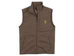Browning Soft Shell Vest - Mens Major Brown Small 3053109801