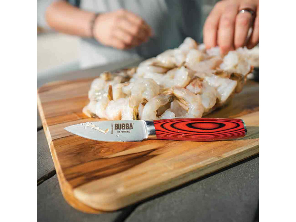 Bubba Blade Chef Series Paring Kitchen Knife 3.5in Stainless Steel G10 Handle 1114266