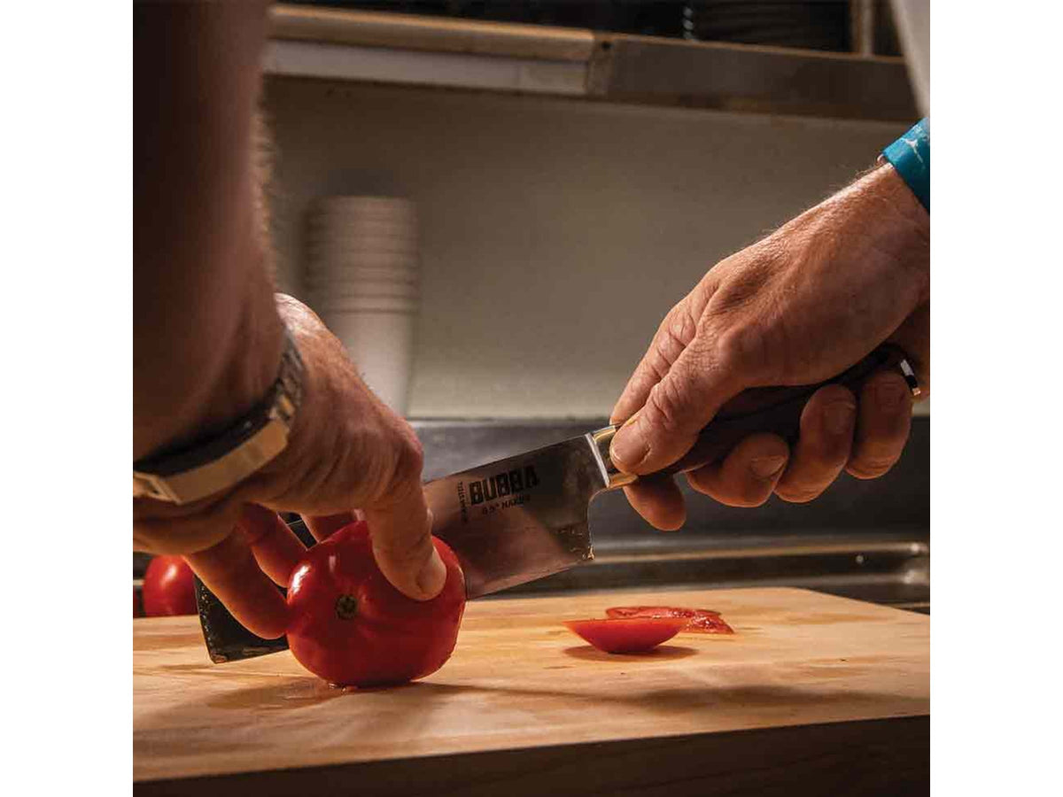 Bubba Blade Nakiri Kitchen Knife 6.5in Stainless Steel G10 Handle