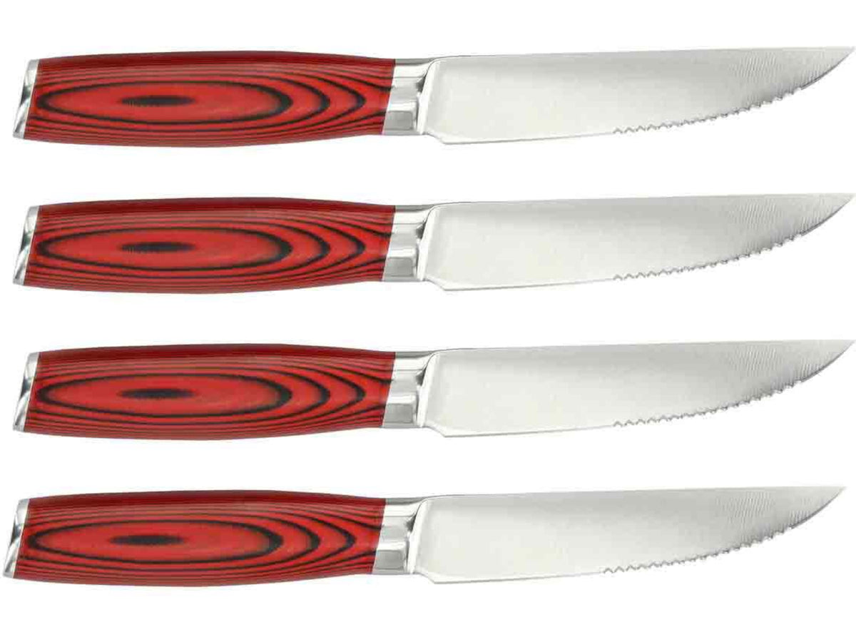 Bubba Blade Steak Kitchen Knife Set 4.5in Stainless Steel G10 Handle 1137660
