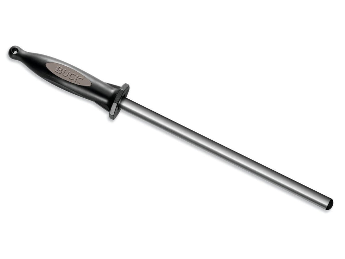 Buck Knives EdgeTek Sharpening Steel 10in Diamond Knife Sharpener Medium Grit 97081B/6251
