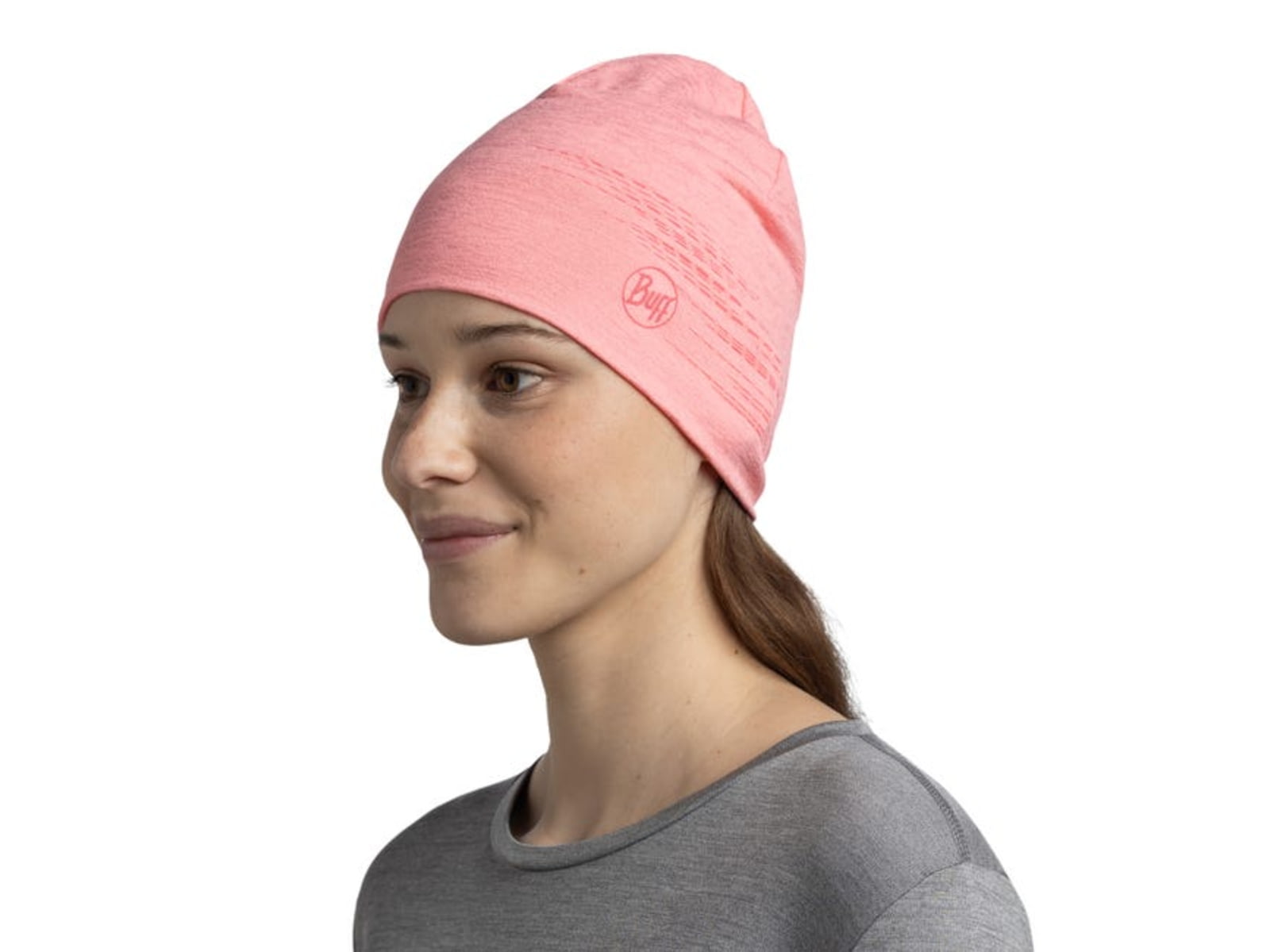 Buff DryFlx Beanie Solid Rose Pink
