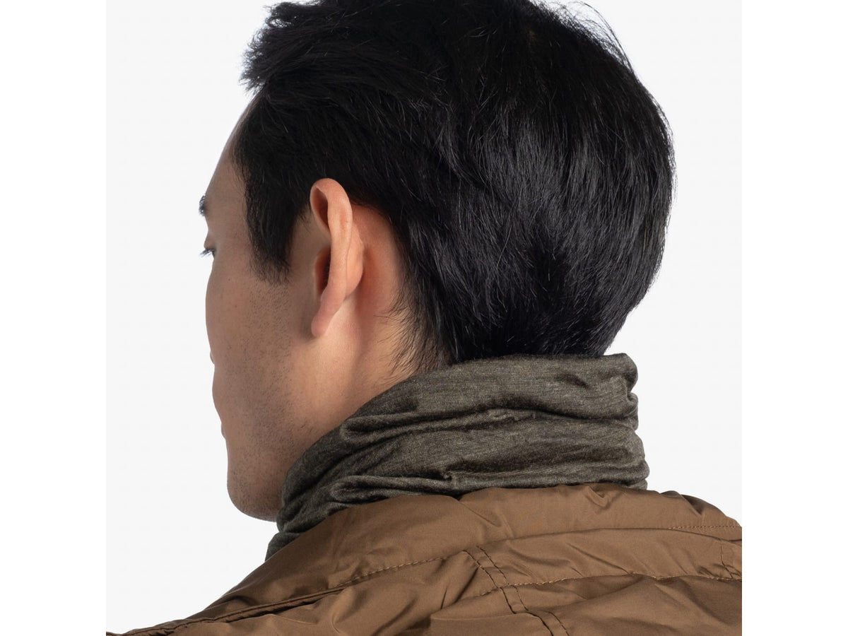 Buff Merino Midweight Neckwear Bark 113023.843.10.00