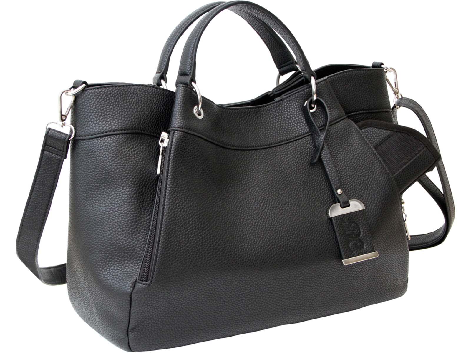 Bulldog Cases & Vaults Satchel Style Purse w/ Holster Black BDP-085