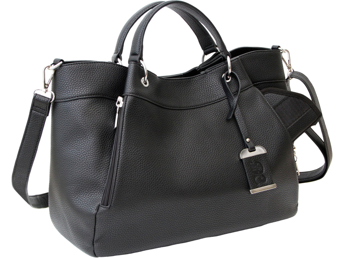 Bulldog Cases & Vaults Satchel Style Purse w/ Holster Black BDP-085