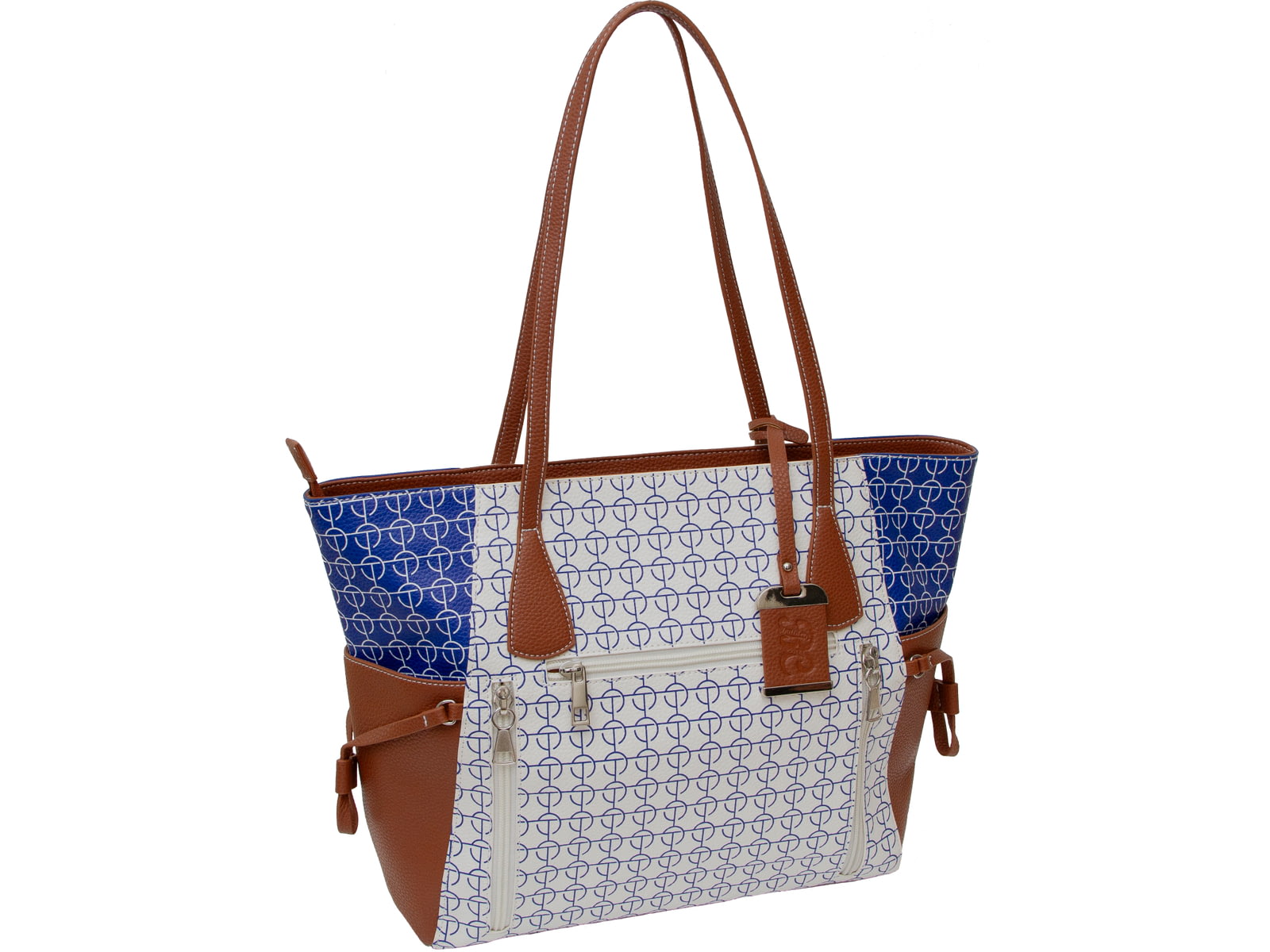 Bulldog Cases & Vaults Tote Style Purse w/ Holster White BDP-086