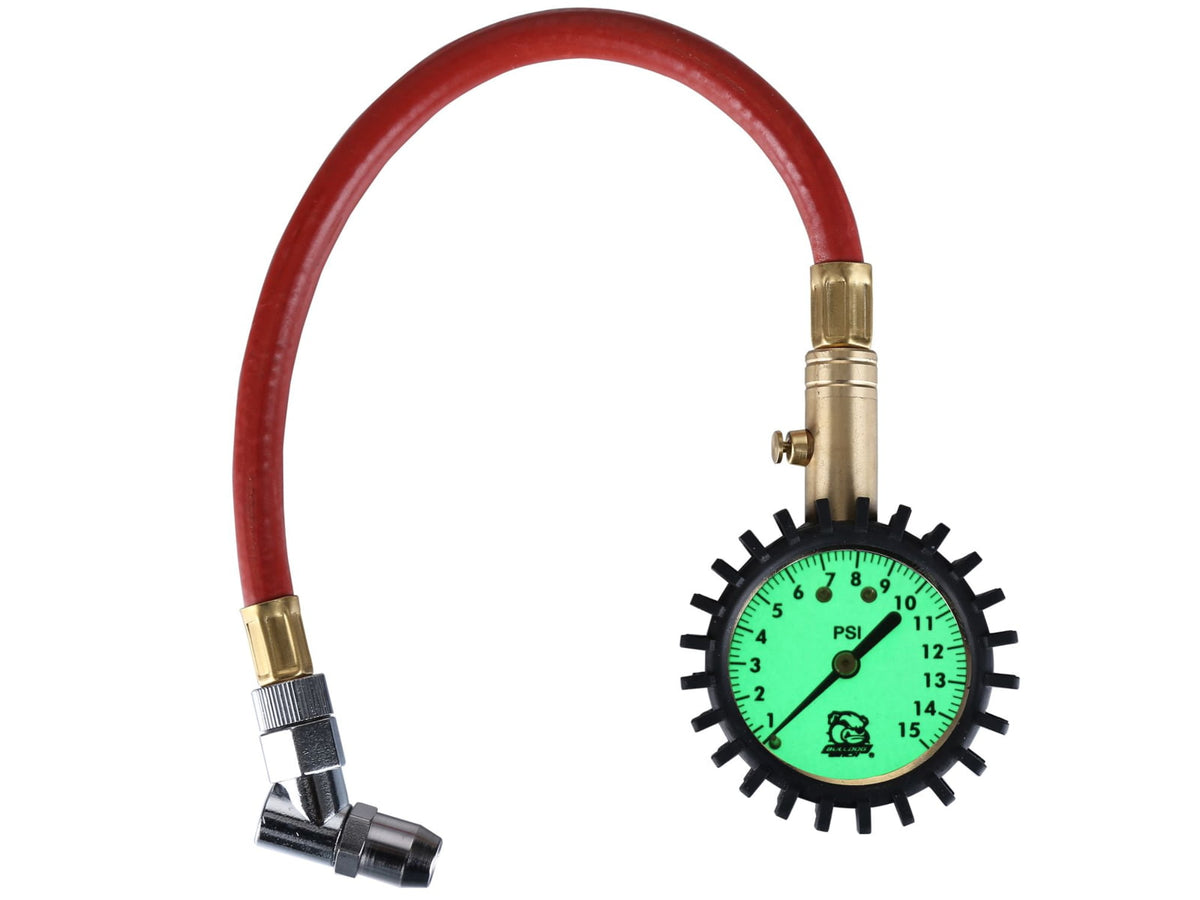 Bulldog Winch 0-15PSI Low Air Pressure Gauge Analog 42062