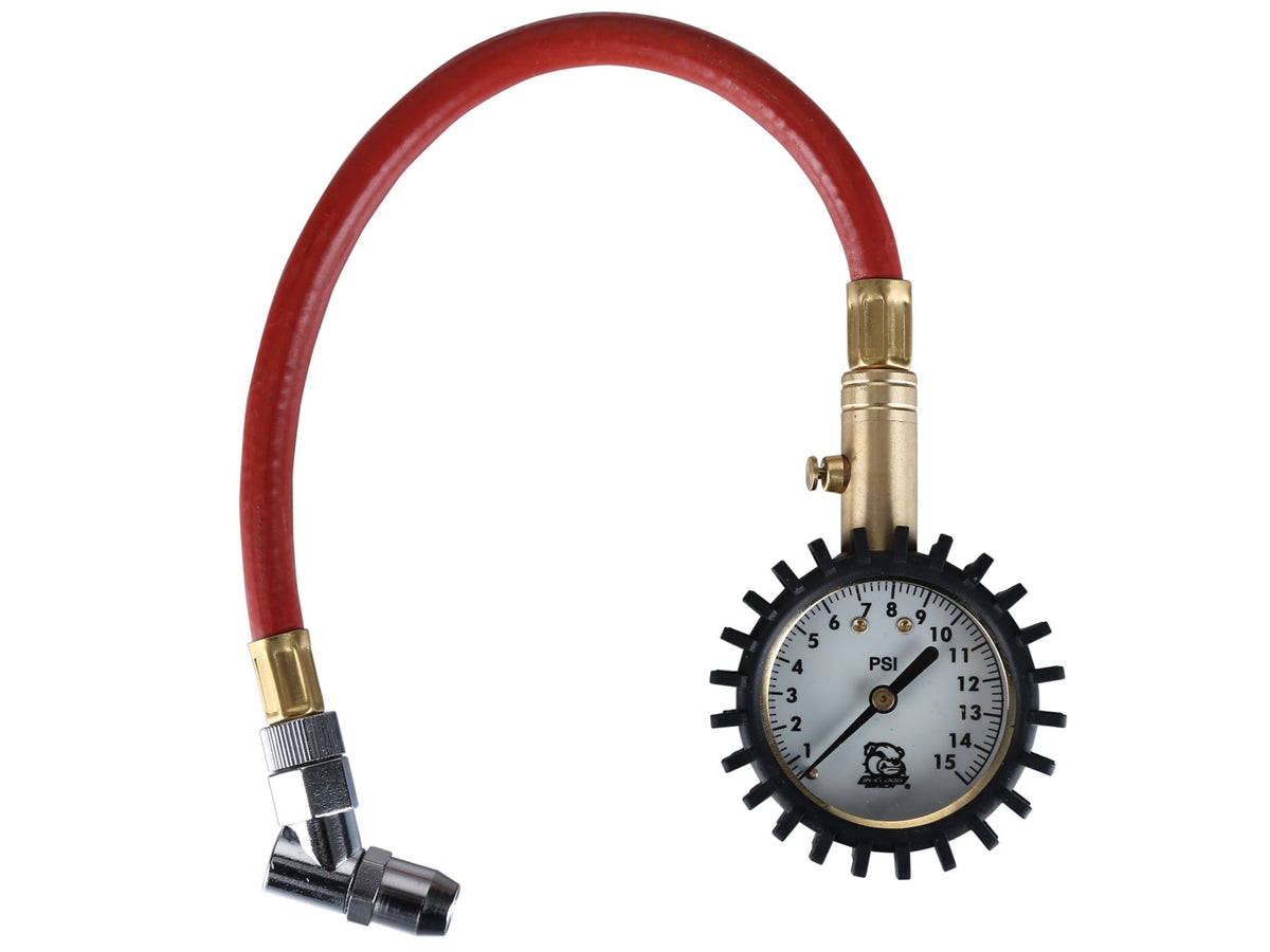 Bulldog Winch 0-15PSI Low Air Pressure Gauge Analog 42062