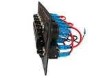 Bulldog Winch 5-Switch Panel with Breakers And Voltmeter 20267