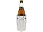 Bulldog Winch Can Cooler - 304 Stainless Double Wall - Screw Top w/Seal Silver 80048