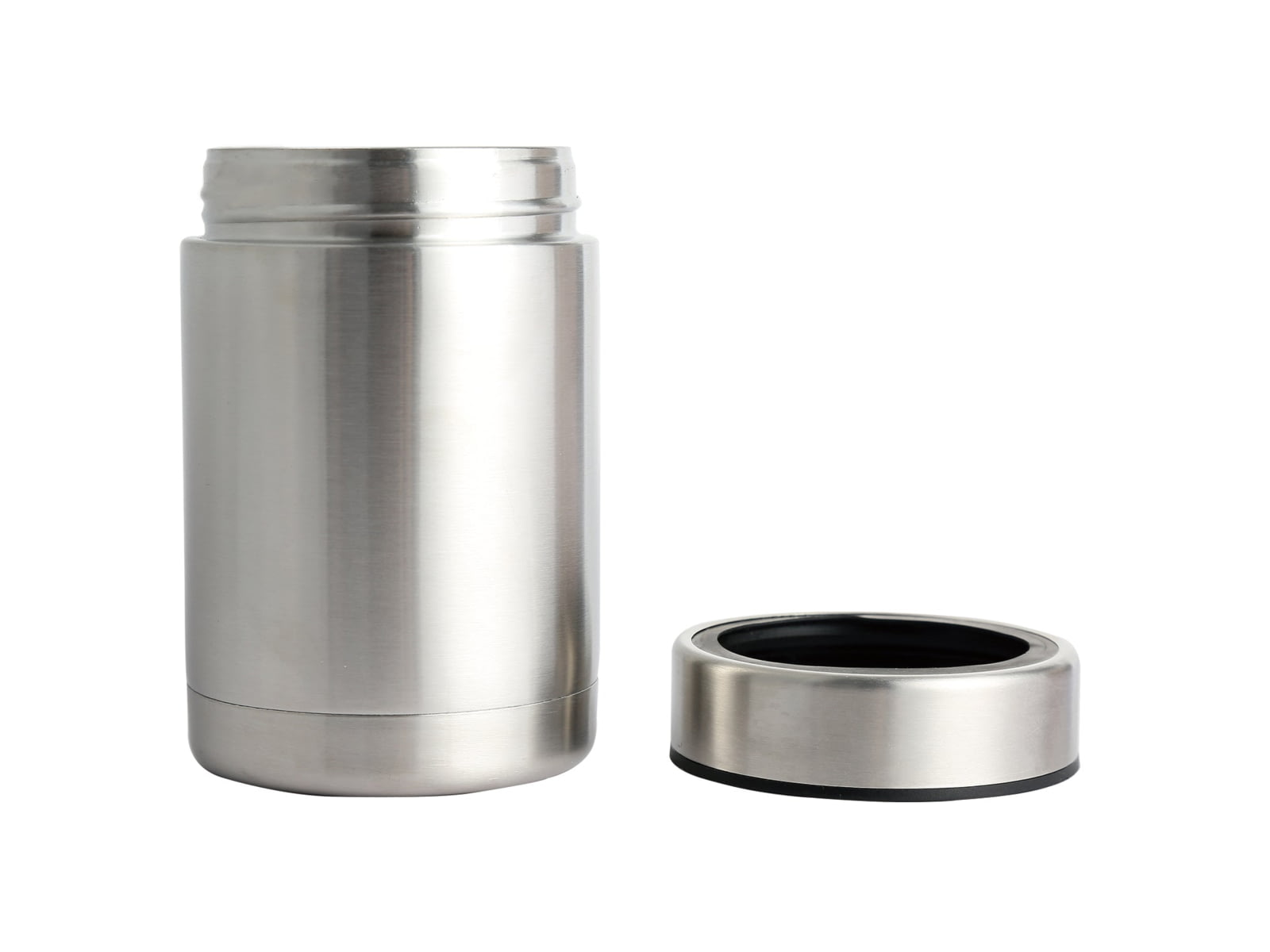 Bulldog Winch Can Cooler - 304 Stainless Double Wall - Screw Top w/Seal Silver 80048