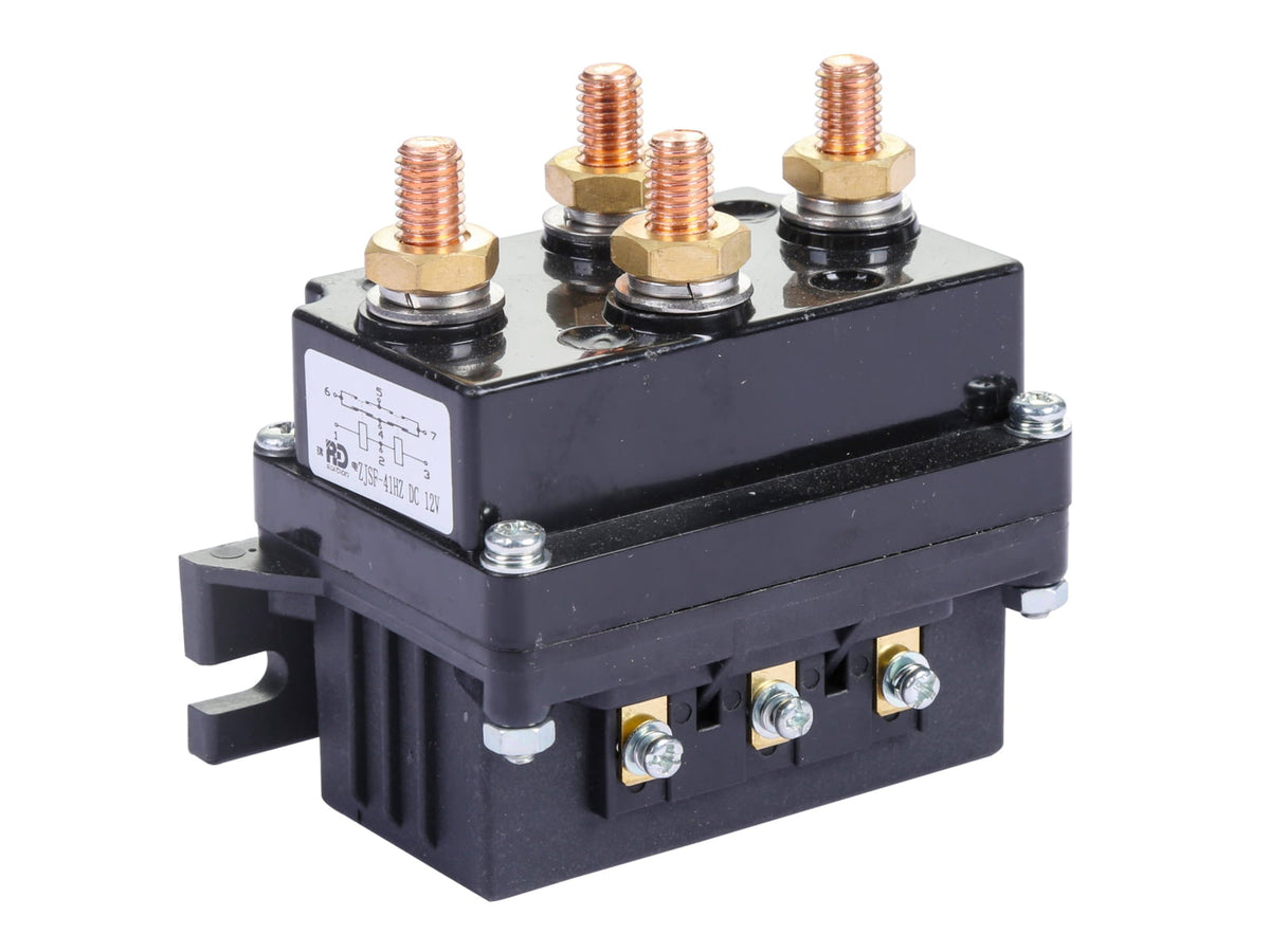 Bulldog Winch Contactor Replacement for 10065X Series 450A Black 20437