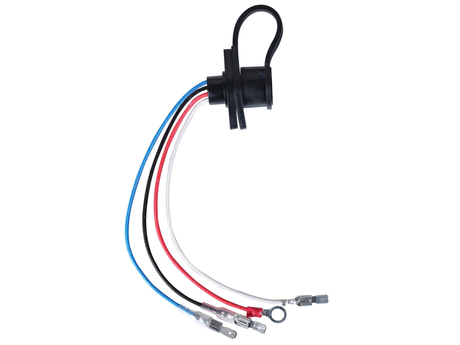 Bulldog Winch Plug and Wiring Harness for 12001x Black 20383