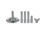 Bulldog Winch Power Mountain Tallboy 6T Jack Stand 7pc Silver 50018