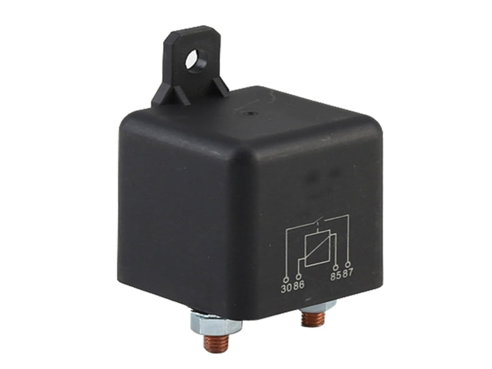 Bulldog Winch Relay 200A 4-Prong Black 20451