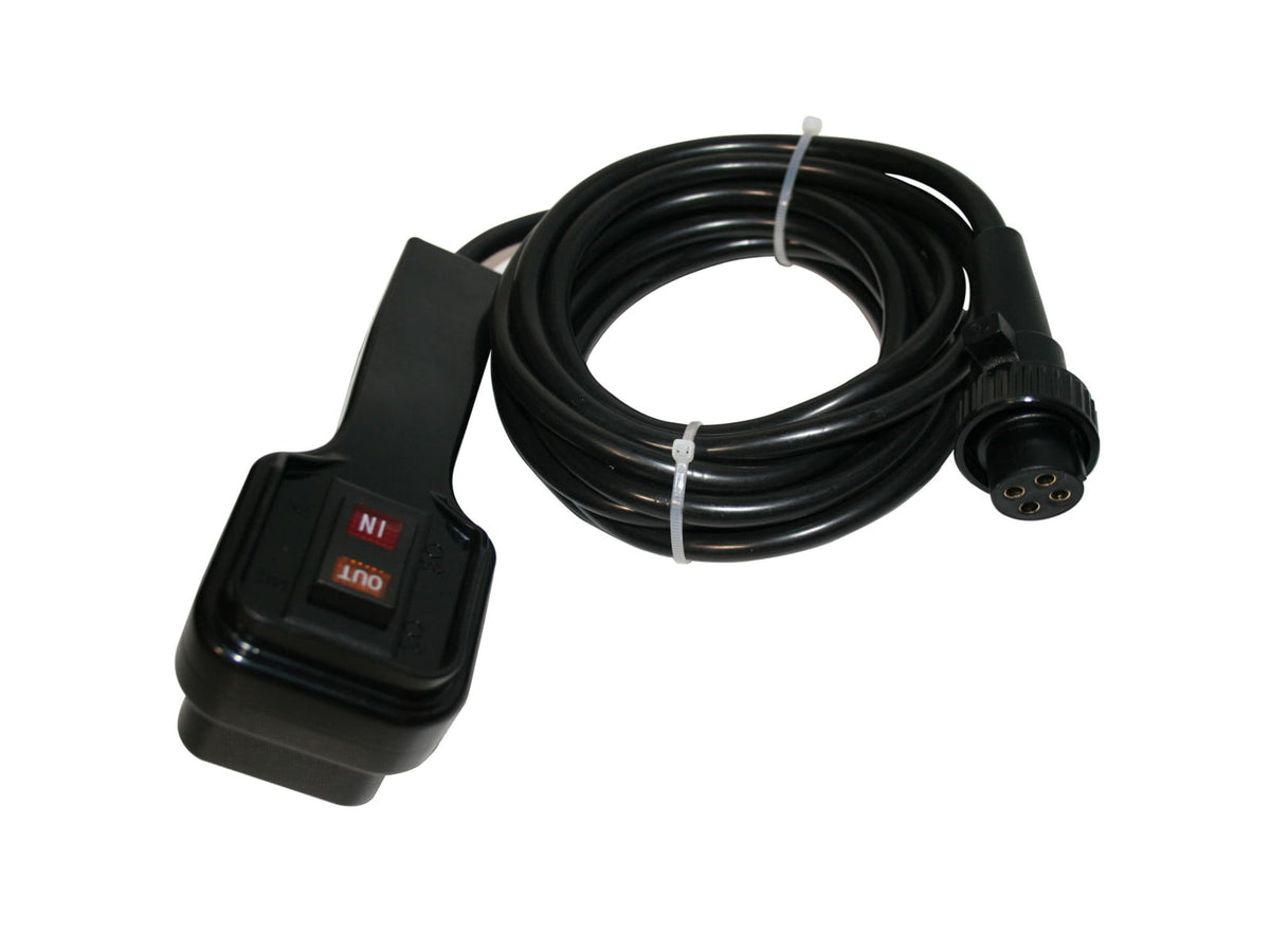 Bulldog Winch Hand Controller 15K w/15ft Lead 4-Prong Black 20144B