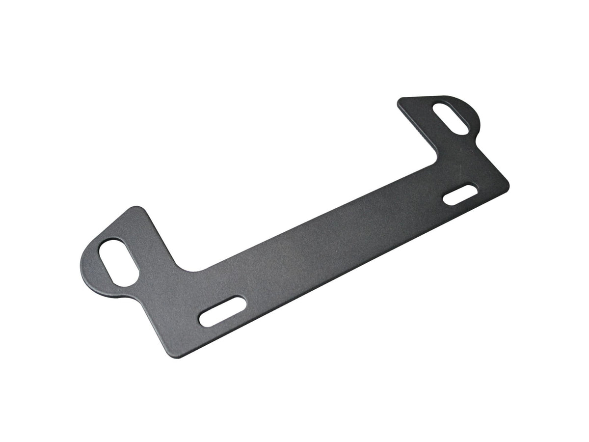 Bulldog Winch License Plate Bracket Hawse Fairlead Black 20391