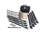 Bulldog Winch Ratcheting Tie-Down Strap Set 17Pc Black 20351