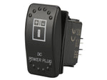 Bulldog Winch Rocker Switch - DC Power Plug Black 20319
