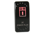 Bulldog Winch Rocker Switch - DC Power Plug Black 20319