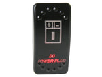 Bulldog Winch Rocker Switch - DC Power Plug Black 20319